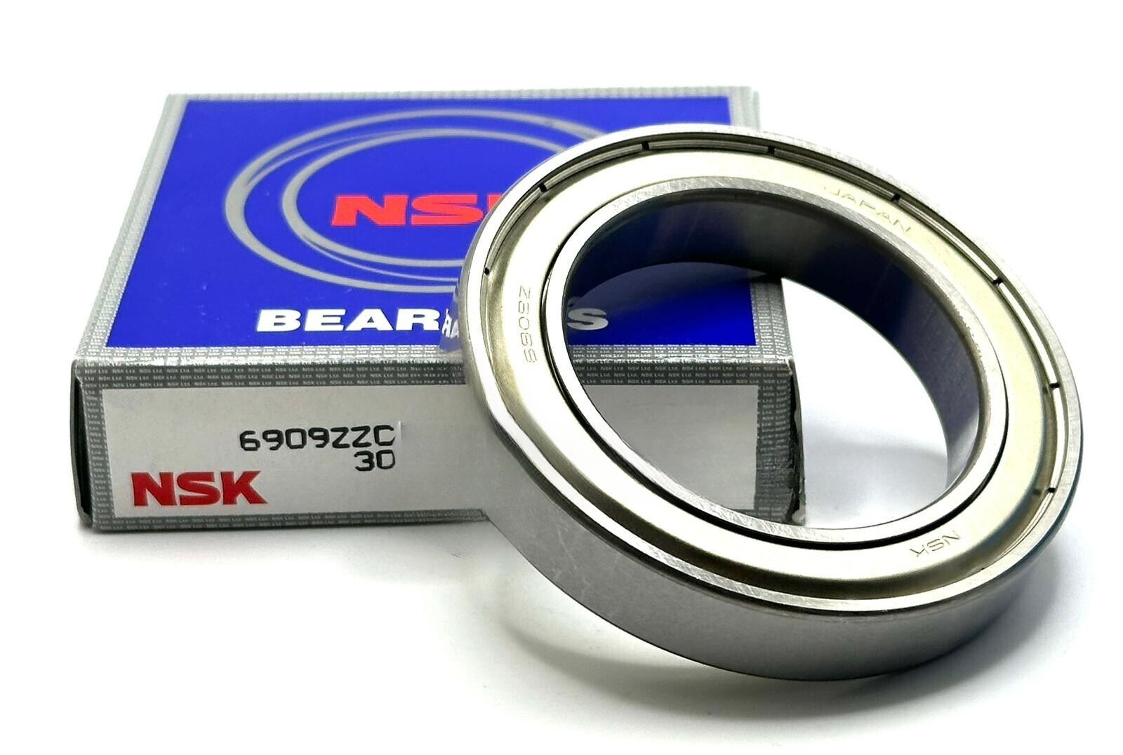 NEW NSK 6909 ZZ DEEP GROOVE BALL BEARING, METAL SHIELDED 45x68x12mm 61909 ZZ