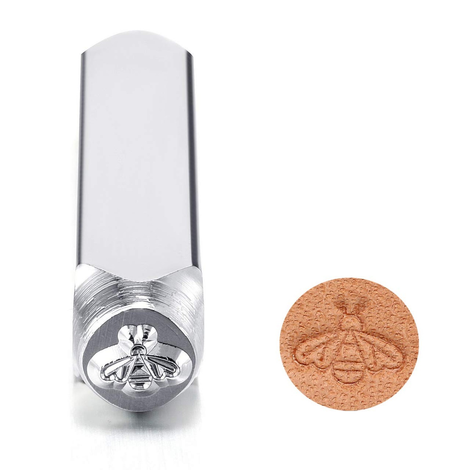 Yoption 6mm Bee Metal Punch Stamp Stamping Tools for Stamping/Punching Metal,...