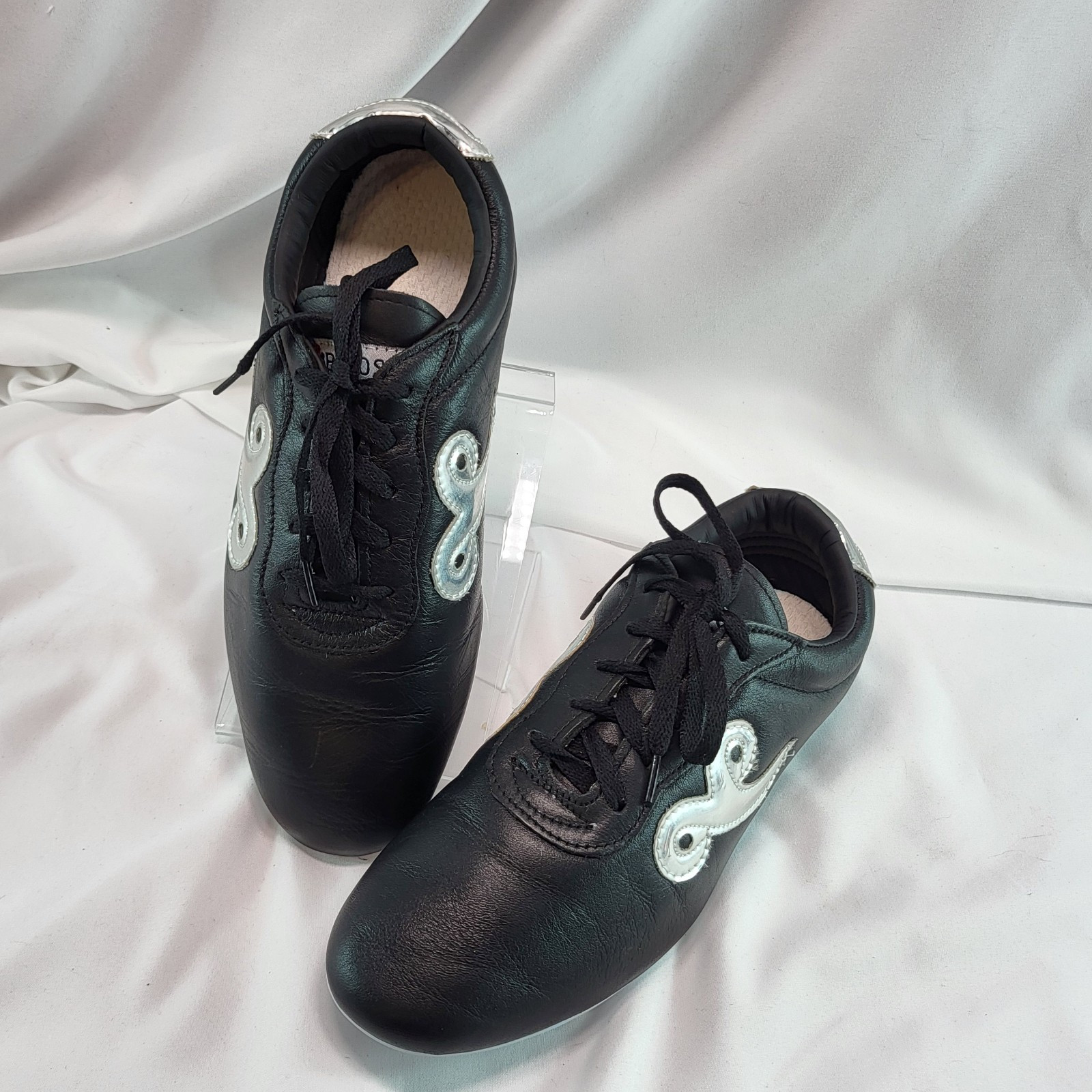 Budo Saga Black w Silver Kung Fu Lightweight Sneakers Shoes US Size 9 EU Size 40