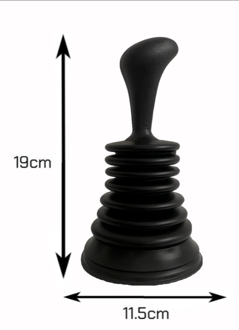 Mini Sink Plunger for unclogging Blocked Sink, Ergonomic Design Durable & Sturdy