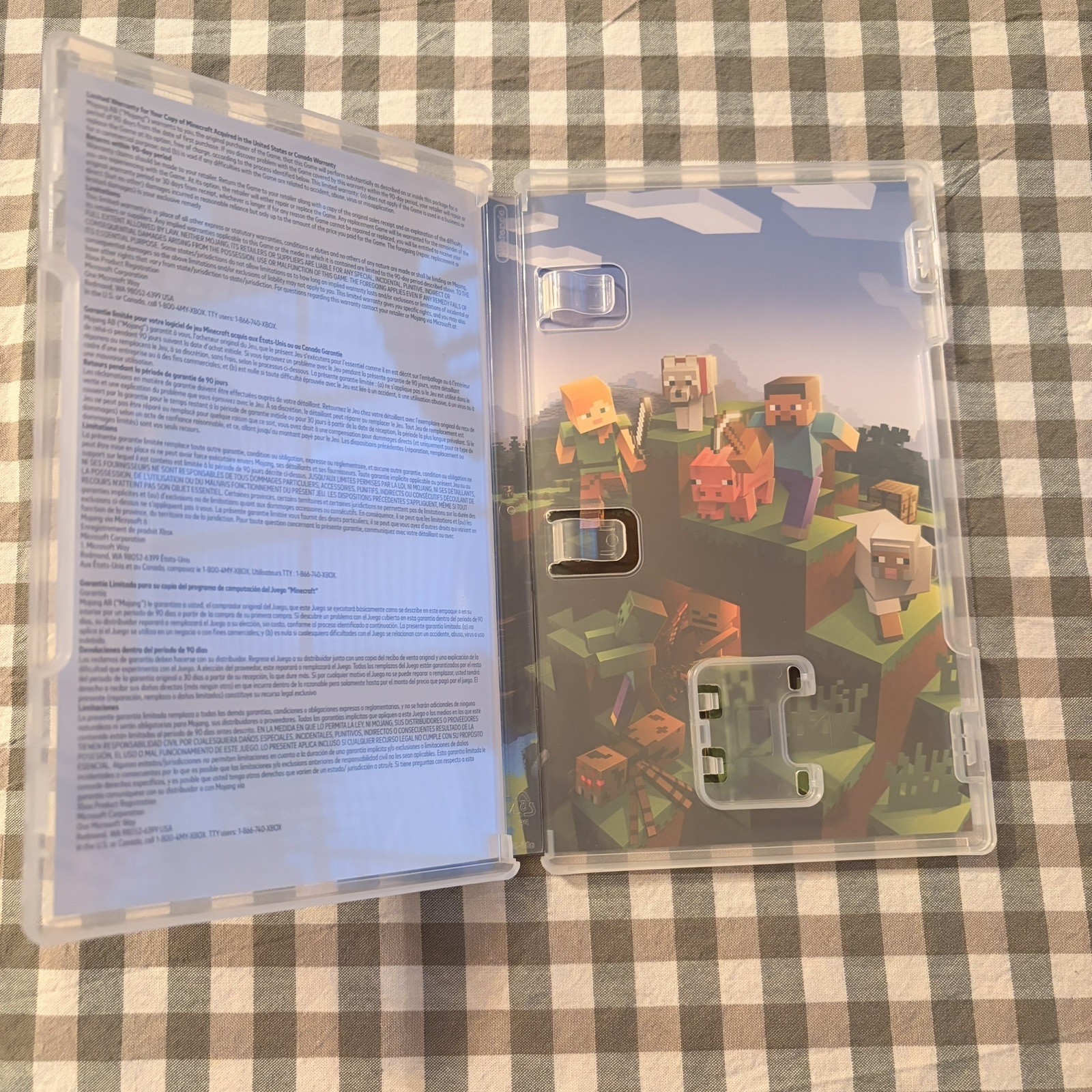 Empty Replacement Case ONLY! Minecraft - Nintendo Switch