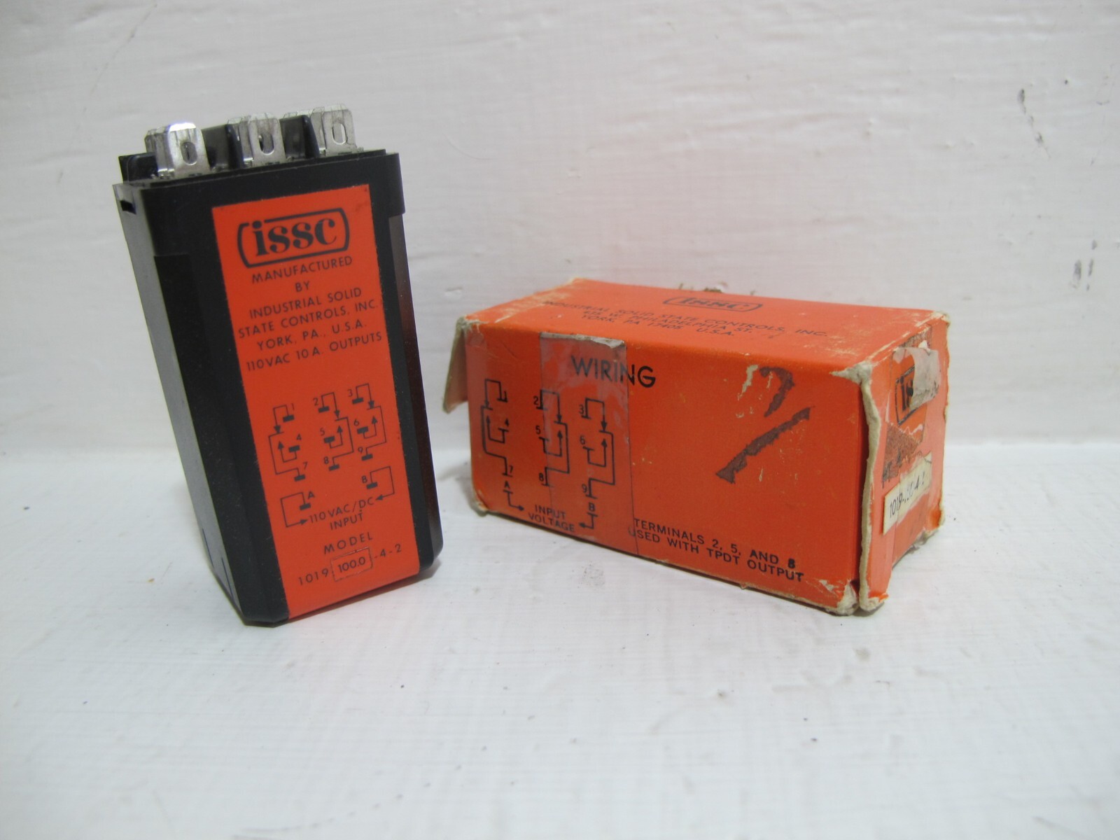 NEW ISSC 1019-100-4-2 Delay Relay Industrial Solid State Controls 101910042