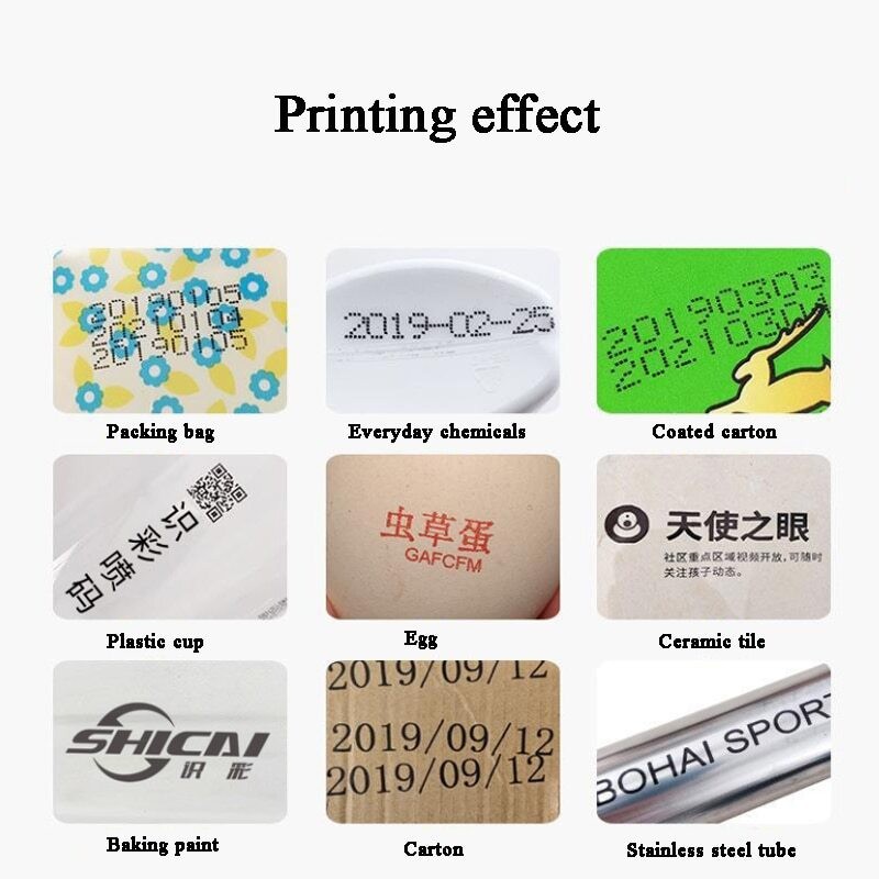 Language Inkjet Printer Production Plastic Carton Hand Jet Handheld Thermal