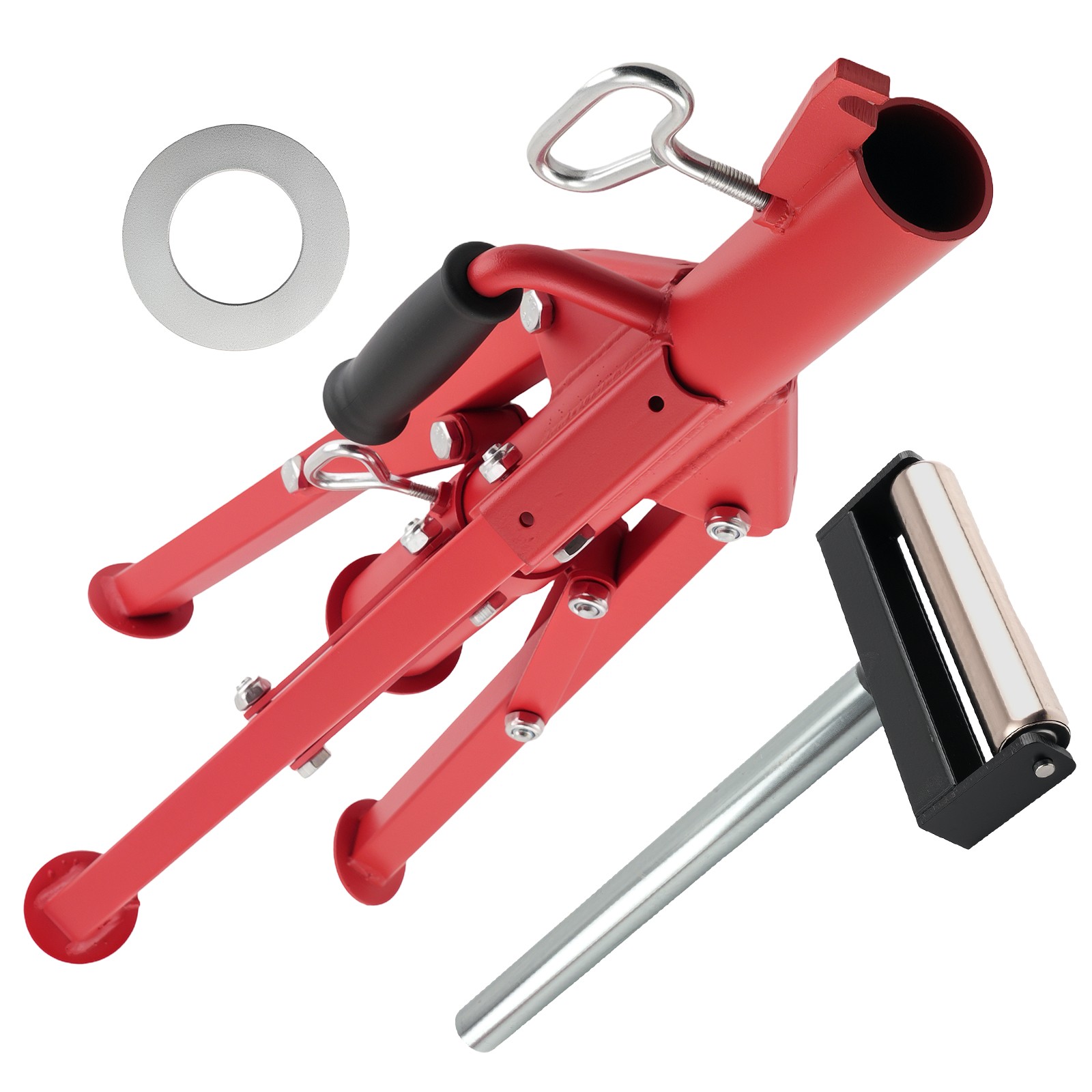 Heavy Duty Roller Jack Stand 2500lbs Capacity Adjustable 27.6-52in Foldable