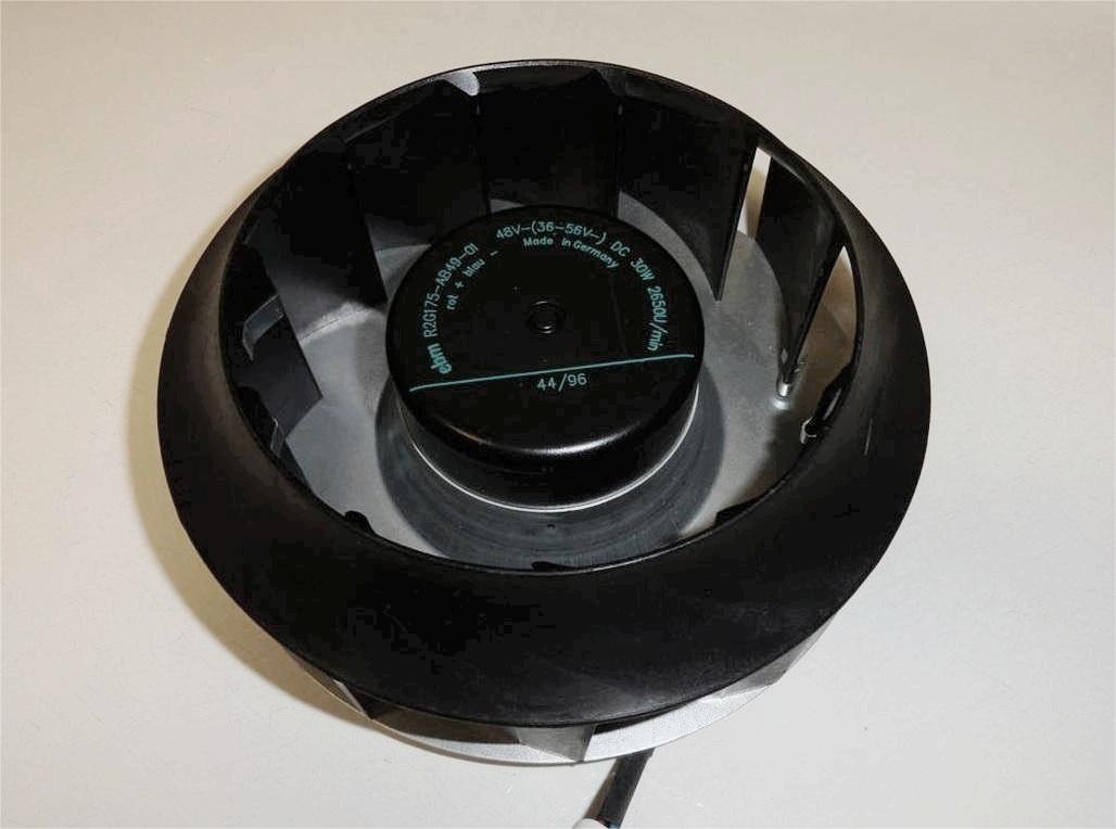 EBM-Papst R2G175-AB49-01 Centrifugal Fan 48VDC 30W 175mm Dia Single Inlet JK-22