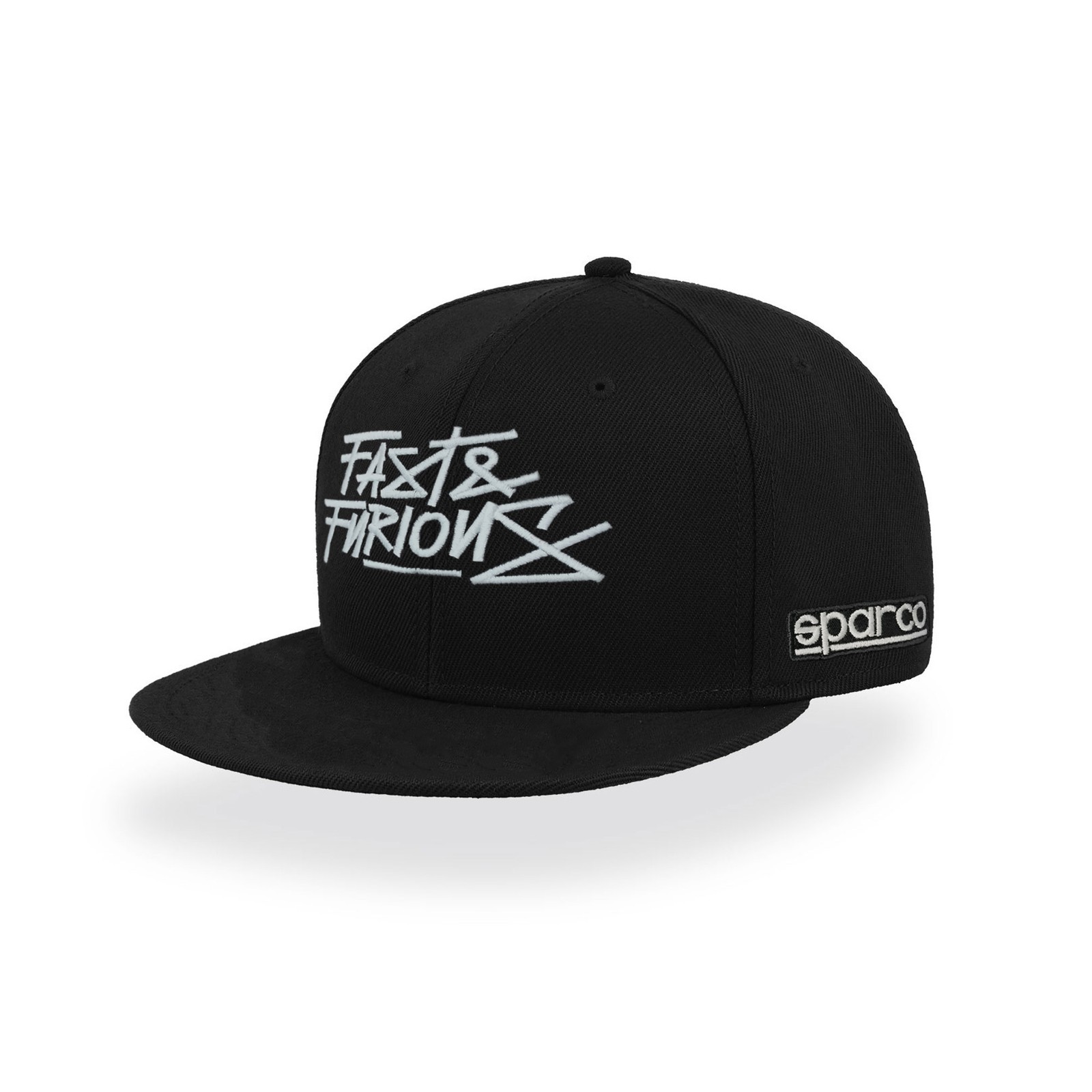 Sparco Fast & Furious Flat Visor Cap / Hat Black - Leisurewear