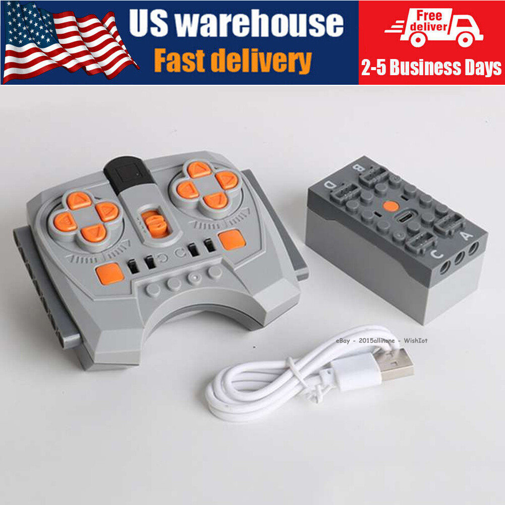 8-way Powered Up 2.4G APP Remote Control Set Rechargeable Battery Case Power Box