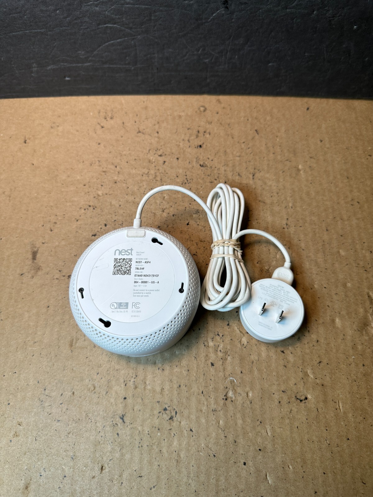 Google Nest Secure Alarm System A0024 Base Guard Works Ships Fast!!!