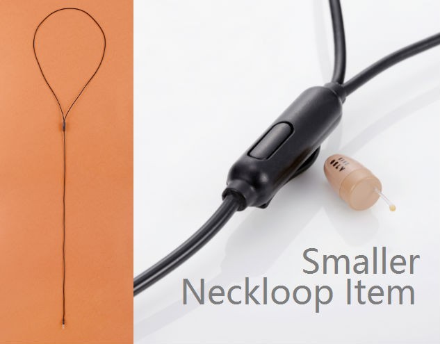 10 PCS  Mini Neckloop with Micro Invisible Hidden covert Headset Earpiece