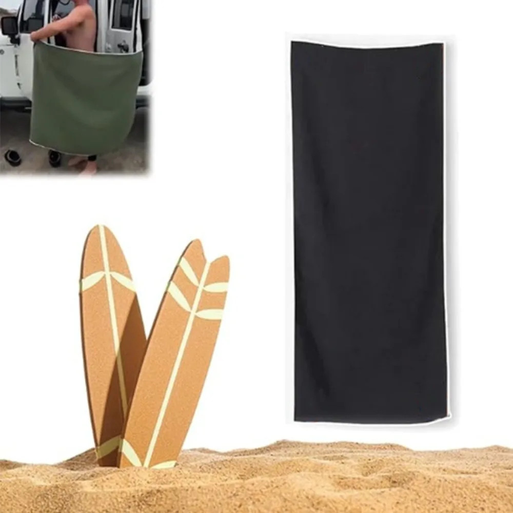 Magnetic Bath Towel, Quick-Dry Portable Outdoor & Beach Towel, Coral Fleece Trav
