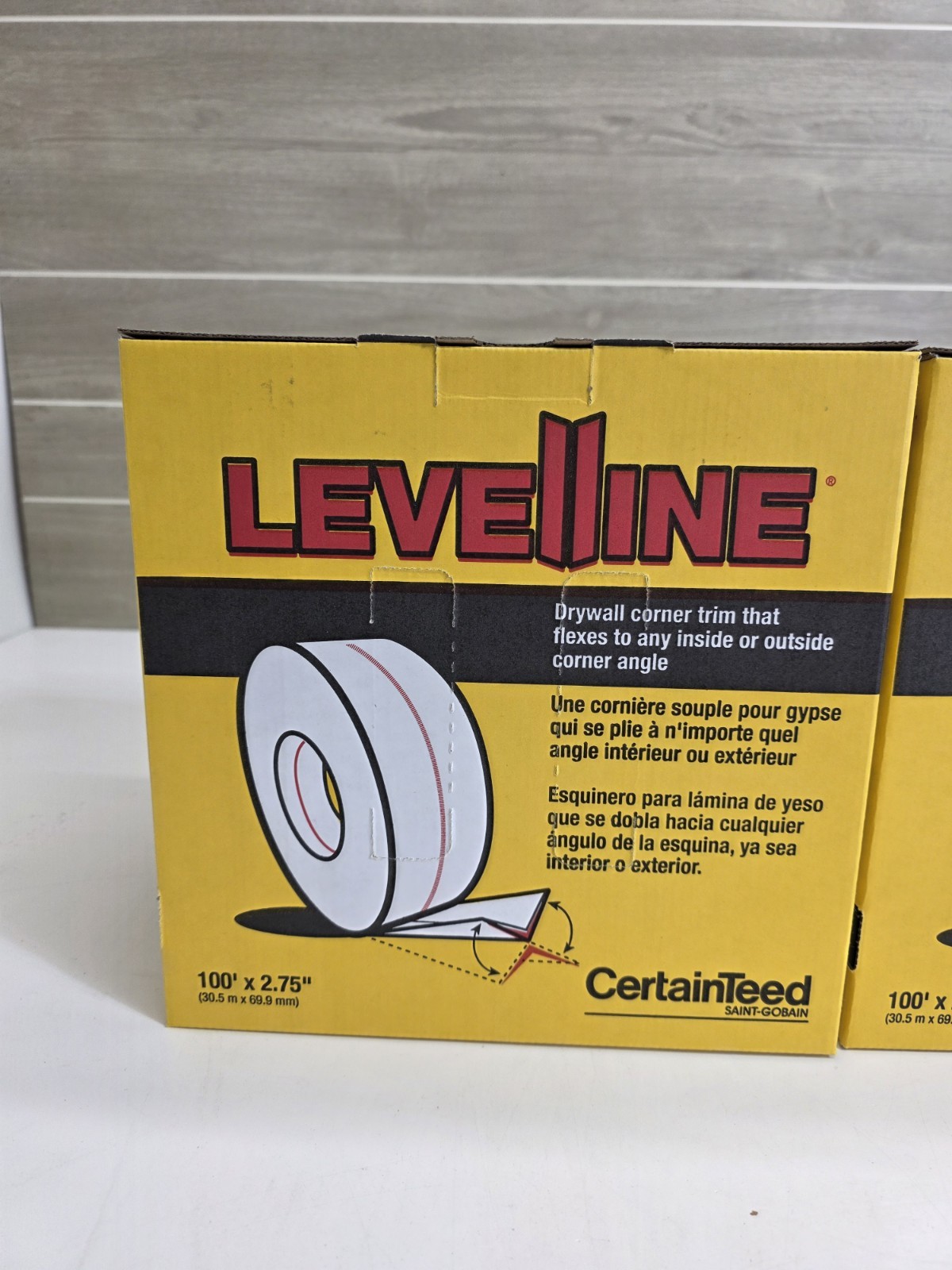 (6) Levelline Drywall Corner Tape - 2.75" x 100' (6 pack)