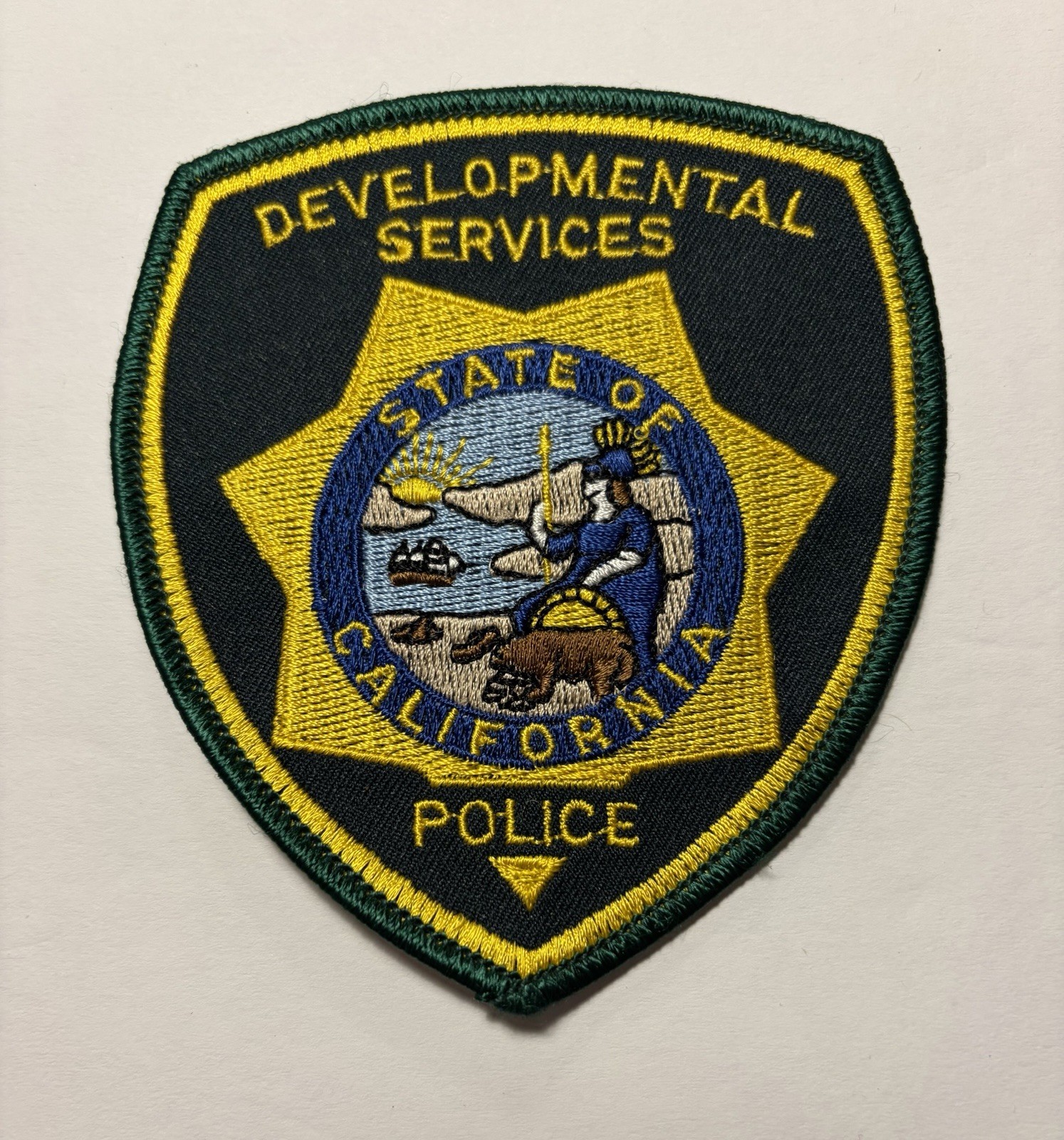 CALIFORNIA DEVELOPMENTAL SERVICES POLICE DEPT PATCH #D116