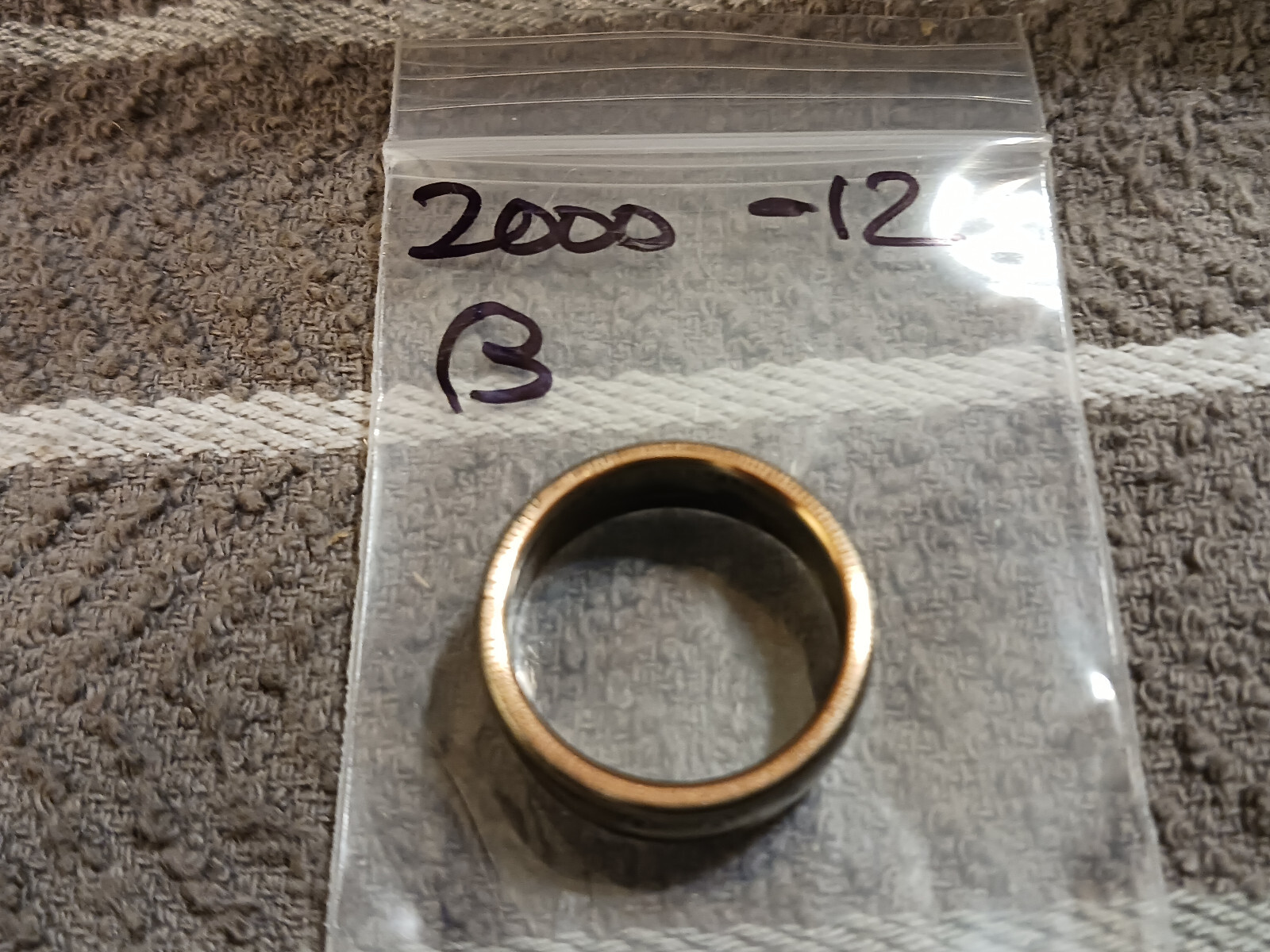 2000 Kennedy Half Dollars size 12 coin ring handmade mixed metals