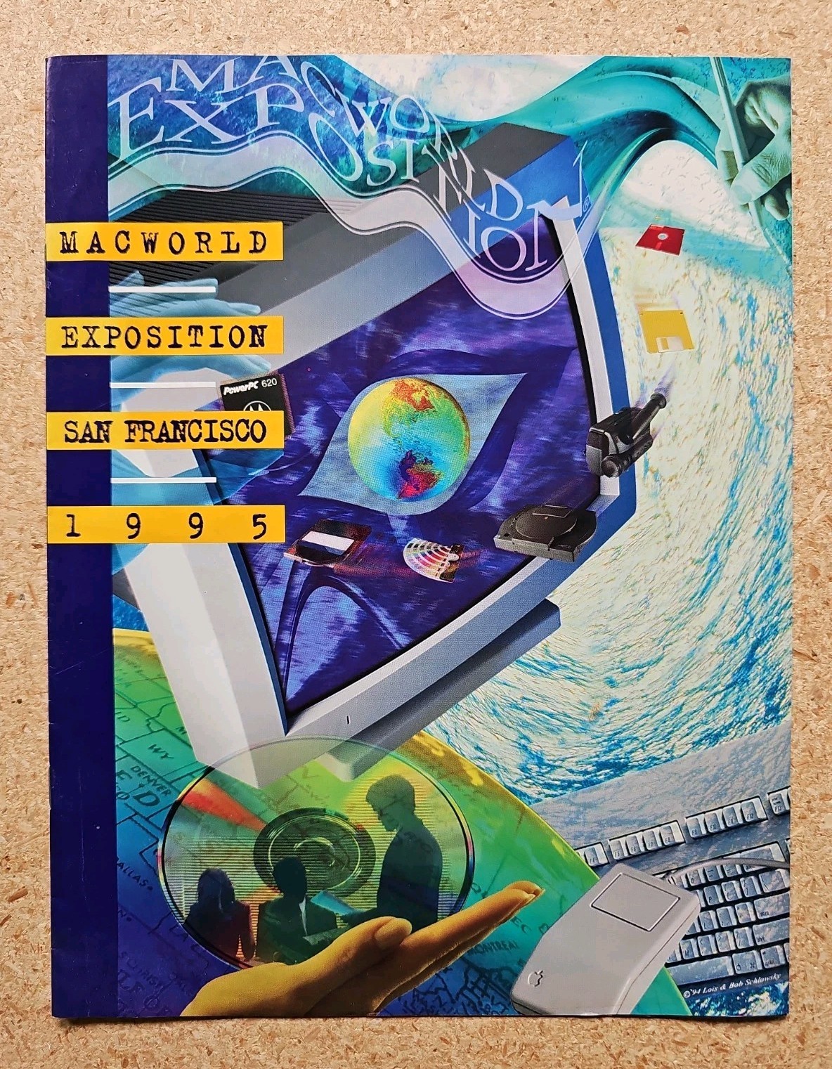 1995 MACWORLD EXPOSITION SAN FRANCISCO Pre-Event Mailing Expo Info Brochure 90's