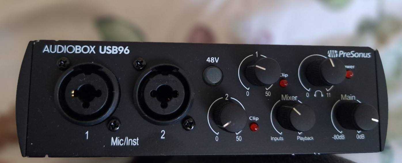 PreSonus AUDIOBOX 2-Channel MIDI Recording Interface
