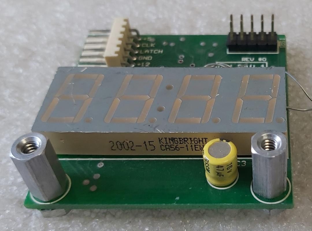 BENCHMARK GOLD ZONE Arcade Game DISPLAY Board (2167)