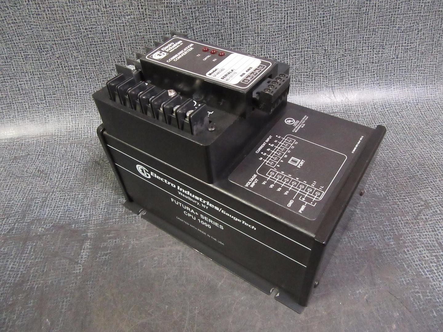 ELECTRO INDUSTRIES FUTURA + SERIES CPU1000 MULTIFUNCTION POWER 2000/5A