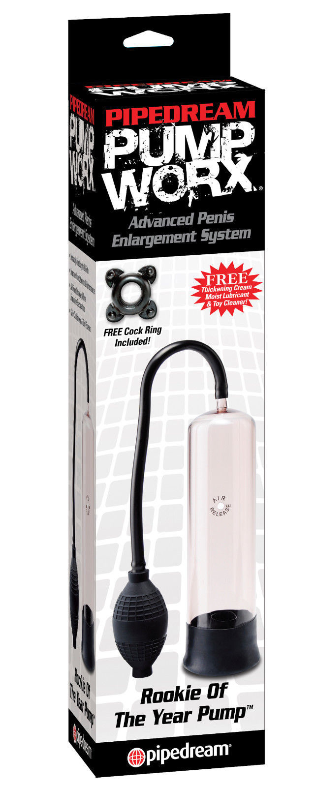 Pump Worx Rookie of the Year Penis Enlarger Enlargement NEW