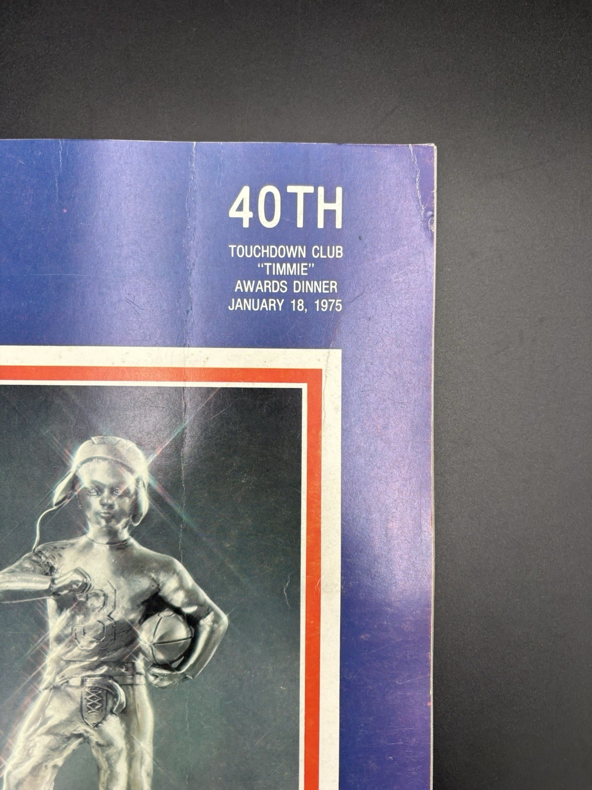 1975 Touchdown Club Awards Dinner January 18 40th Program