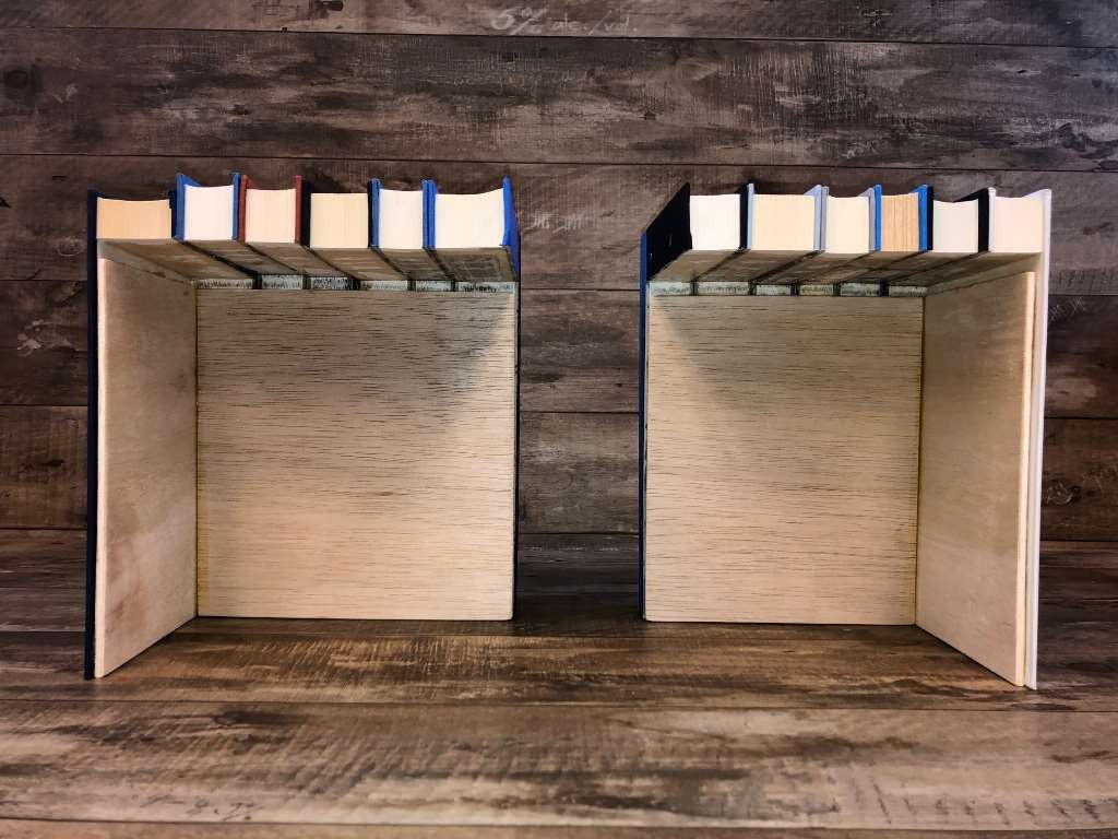 The Archives Bookbox - Book Safe Hidden Storage Solution for Router, Modem, Cord