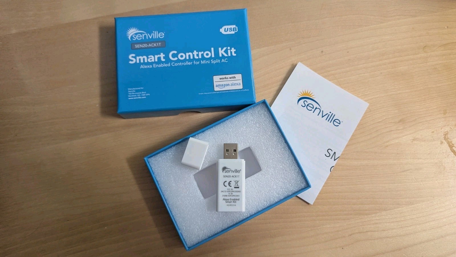 Senville Smart Control Kit SEN20-ACK1T Alexa Enabled Controller for MiniSplit AC