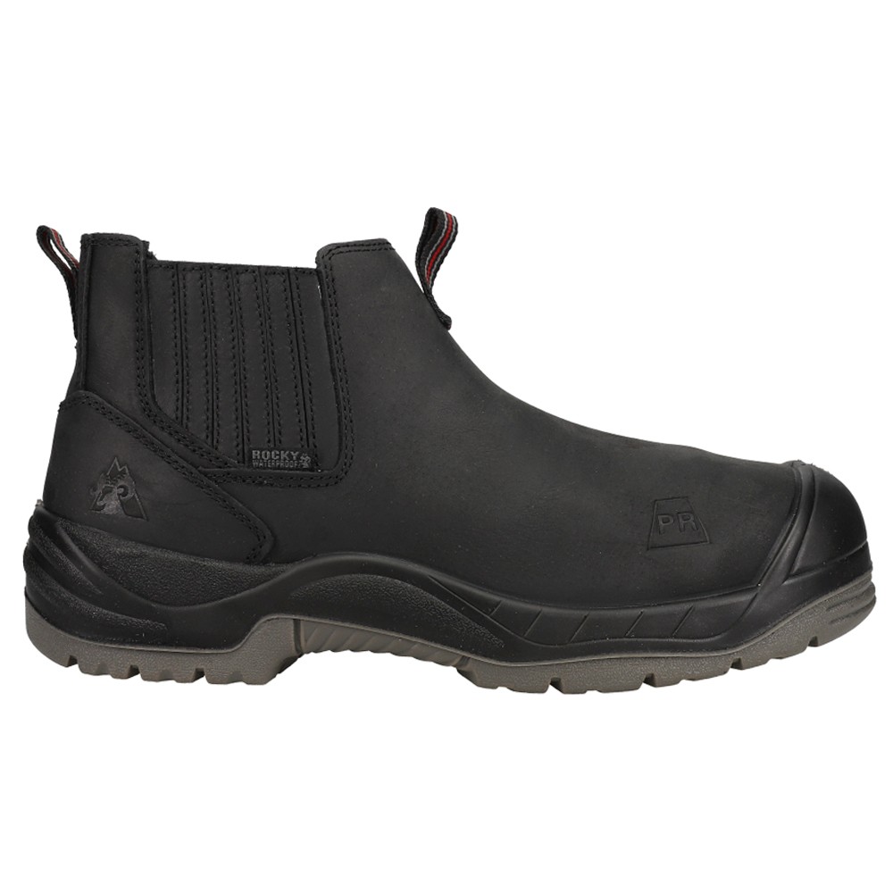 Rocky Worksmart Met Guard 6 Inch Waterproof Composite Toe Work  Mens Black  RKK0