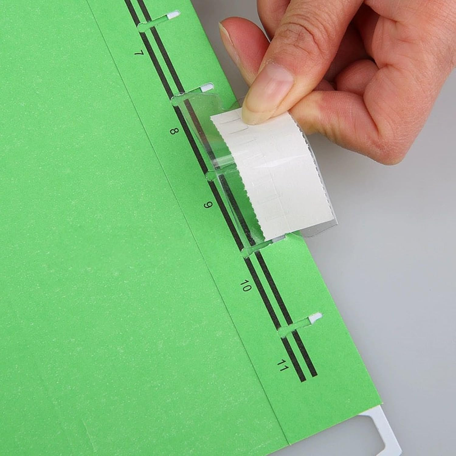 Folder Labels,50+50 Sets of Hanging Folder Label Tabs and Inserts for Hanging...
