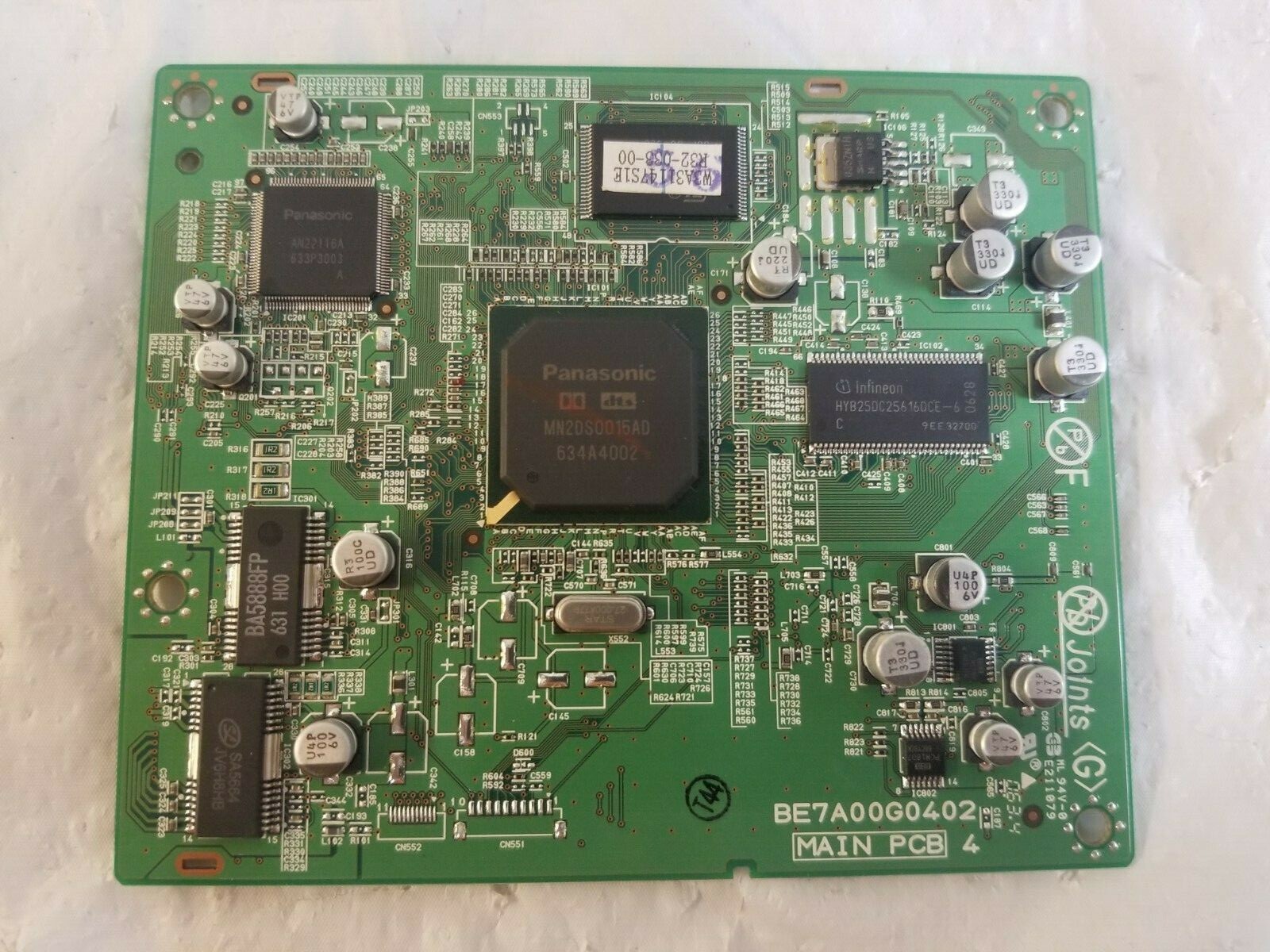 MAGNAVOX MWR20V6 VCR & DVD Player INTERFACE PCB BOARD Working