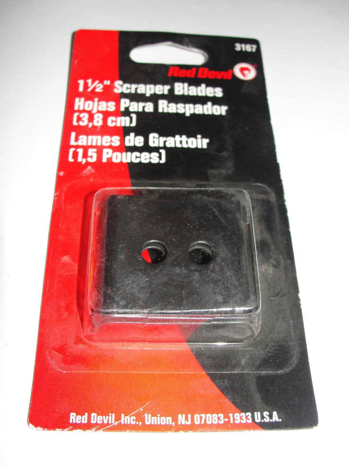 NEW Red Devil 3167 1.5-Inch Double-Edge Blade 2 blades per package