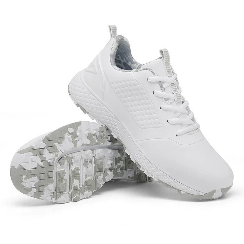 Waterproof Golfer Sports Shoes Men's Comfortable Walking Golfing Anti-Slip Shoes