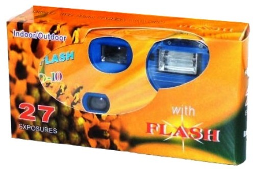 2 Pcs Sun Flash D-10 Single Use One Time Use Disposable Film Camera
