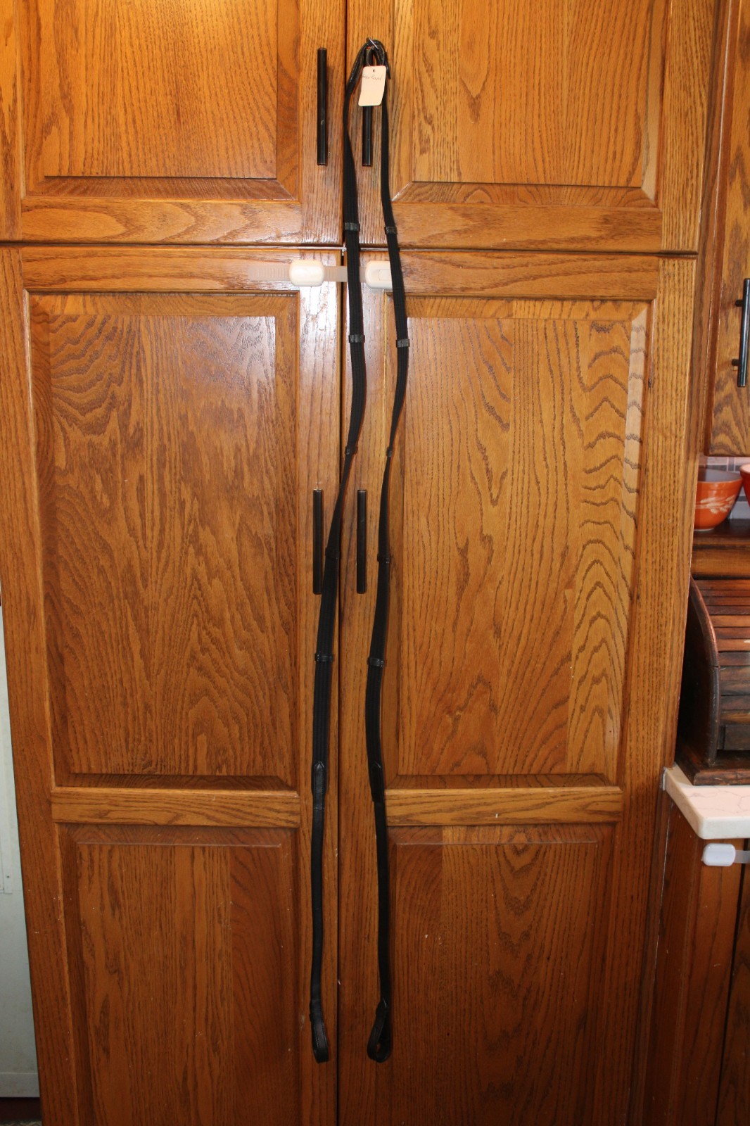 54" Equi Royal Webbed Reins Black