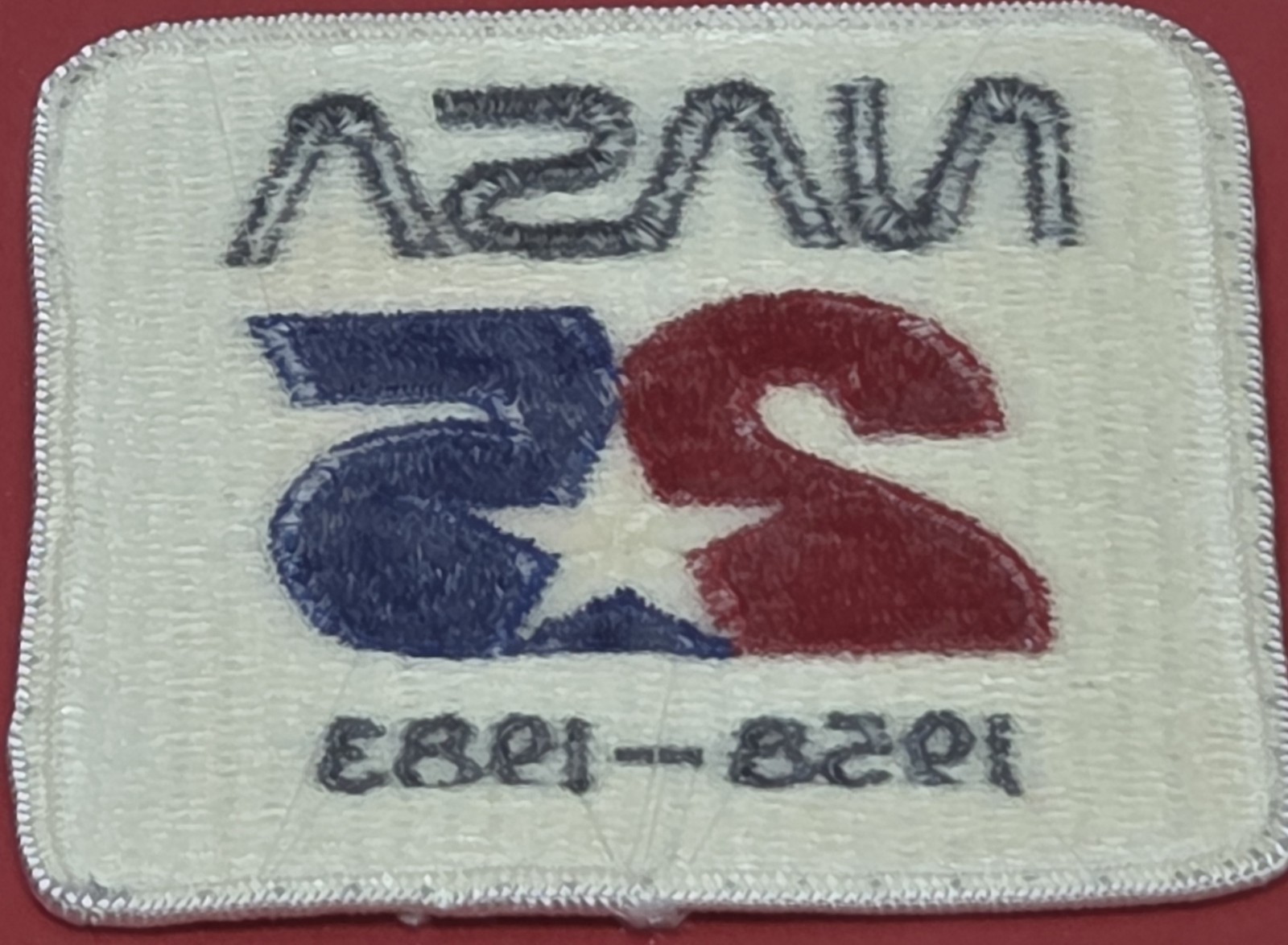 NASA Space Program 25 Year Anniversary Patch 3" x 4½" 1958-1983