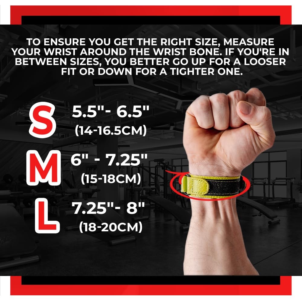 Leather Wrist Wraps for Weightlifting, Powerlifting, Gym – Wrist Support for ...
