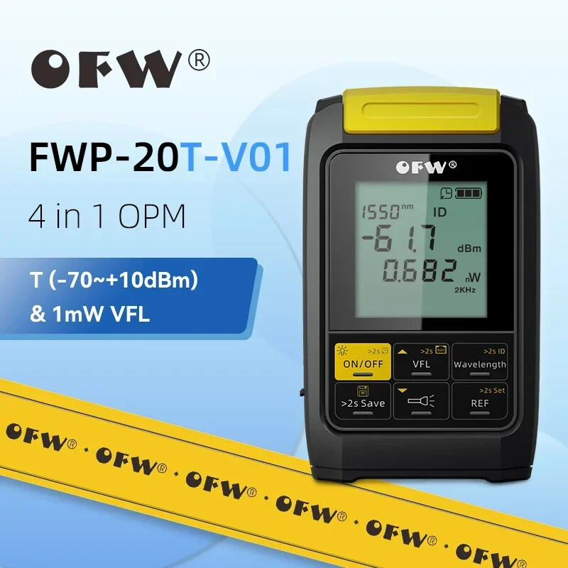 4 in 1 Multifunction Optical Power Meter Visual Fault Locator Network Cable Test