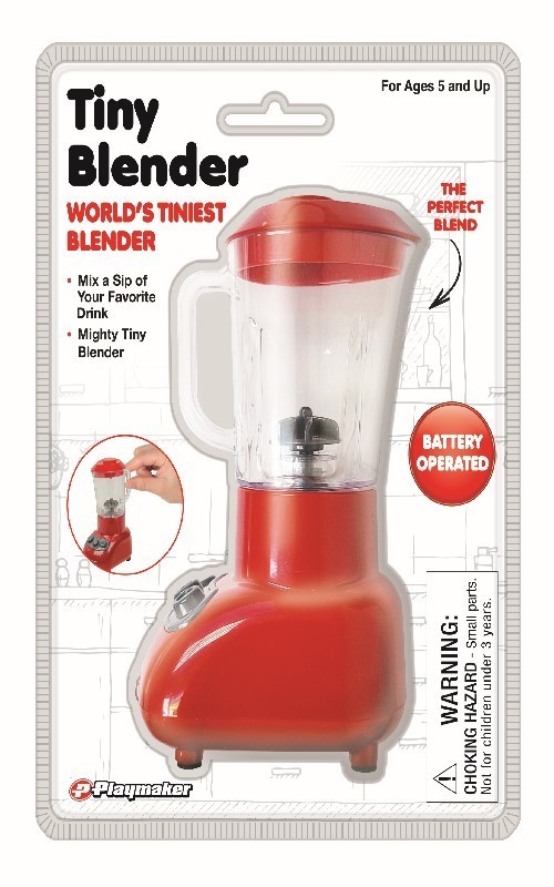 World's Tiniest Real Working Blender Red Miniature Functional New