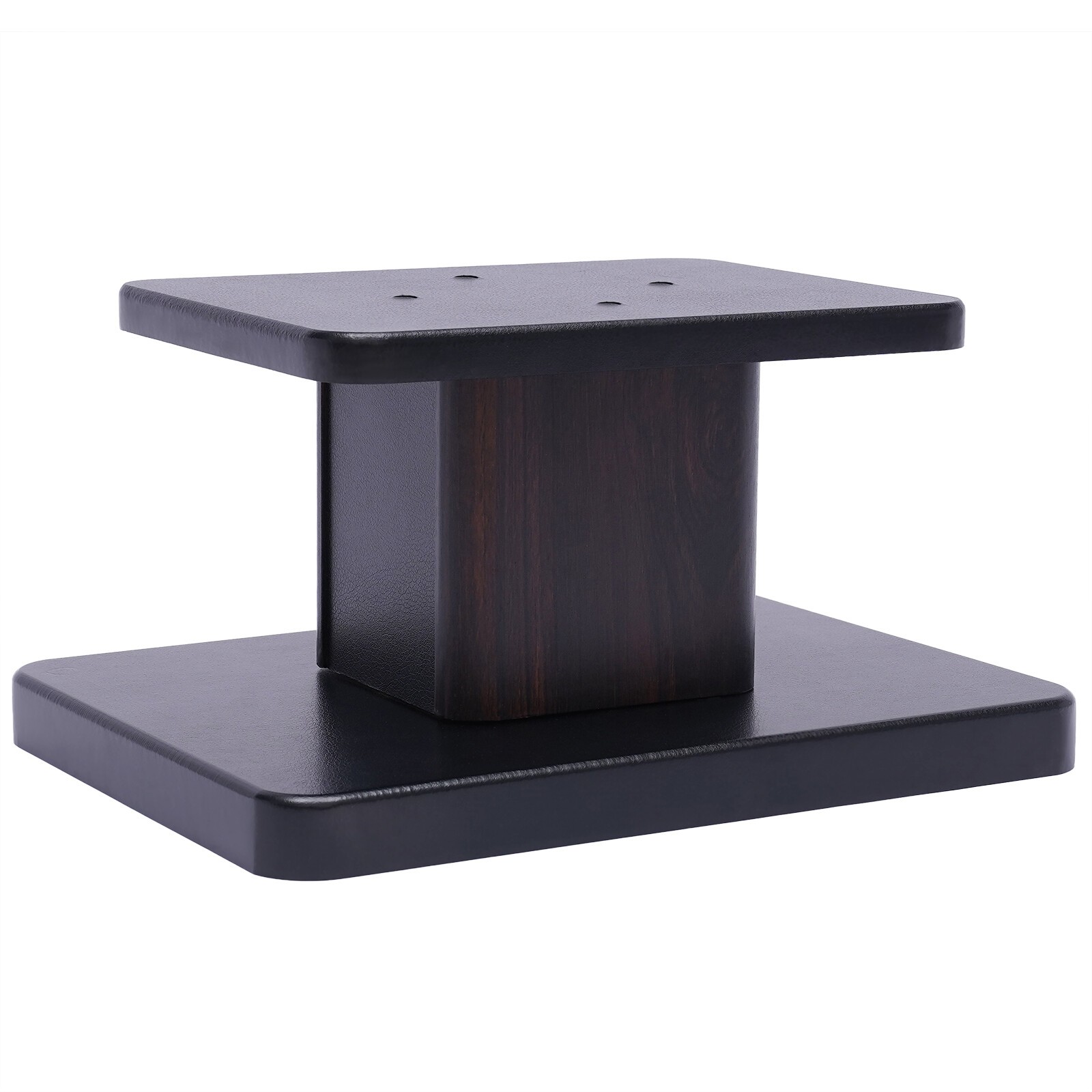 Elegant Black Walnut Speaker Stands for Bookshelf or Desktop Use