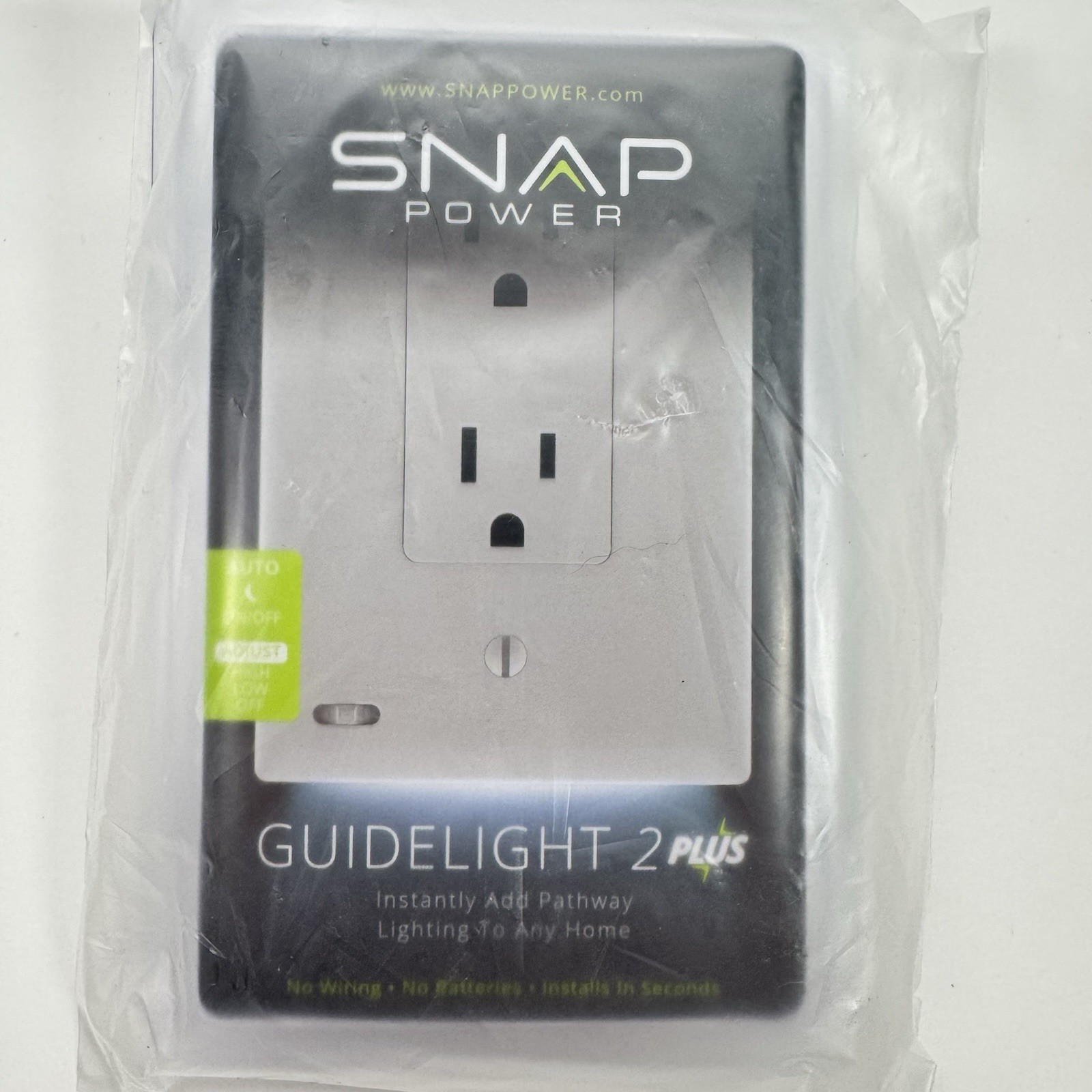 SnapPower GuideLight 2 Plus Decor Style White New