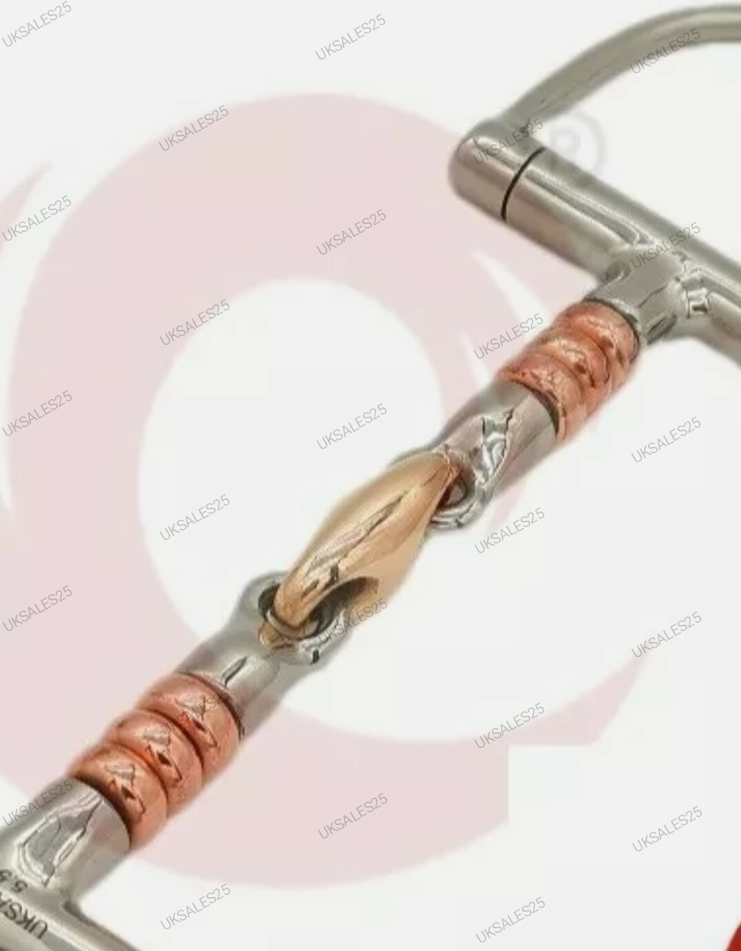 D-ring Copper Roller D/J Lozenge Snaffle Bit (UKSALES25) On Same Shipping