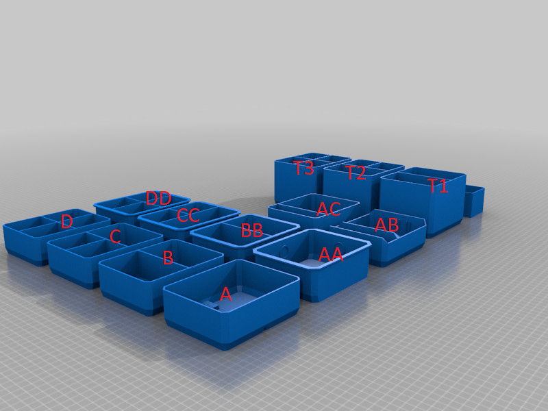 Storage Bins for Milwaukee PACKOUT 3-Drawer (48-22-8443) You Pick