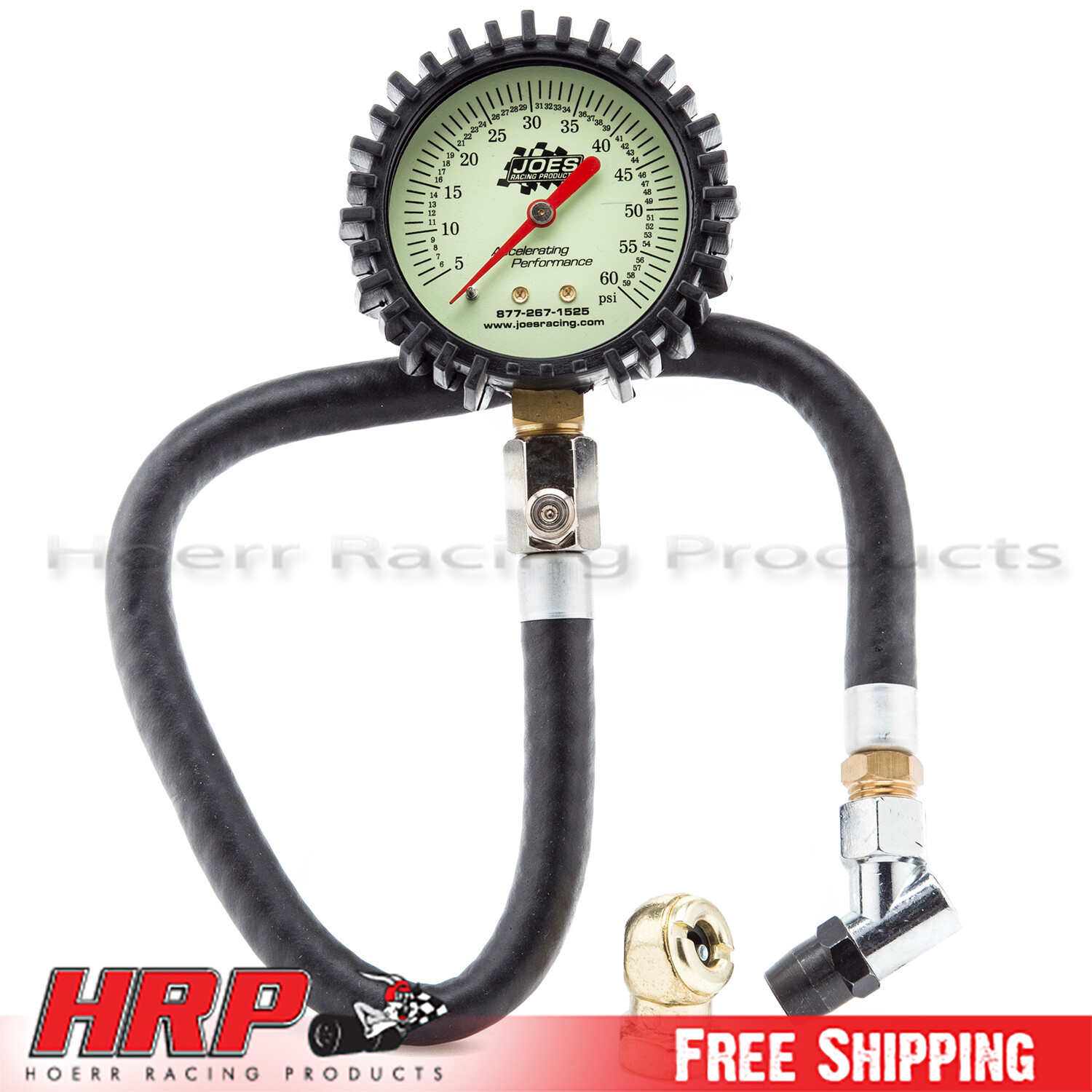 JOES Racing 32307 Tire Pressure Gauge Analog 0-60 PSI Tyre Gauge