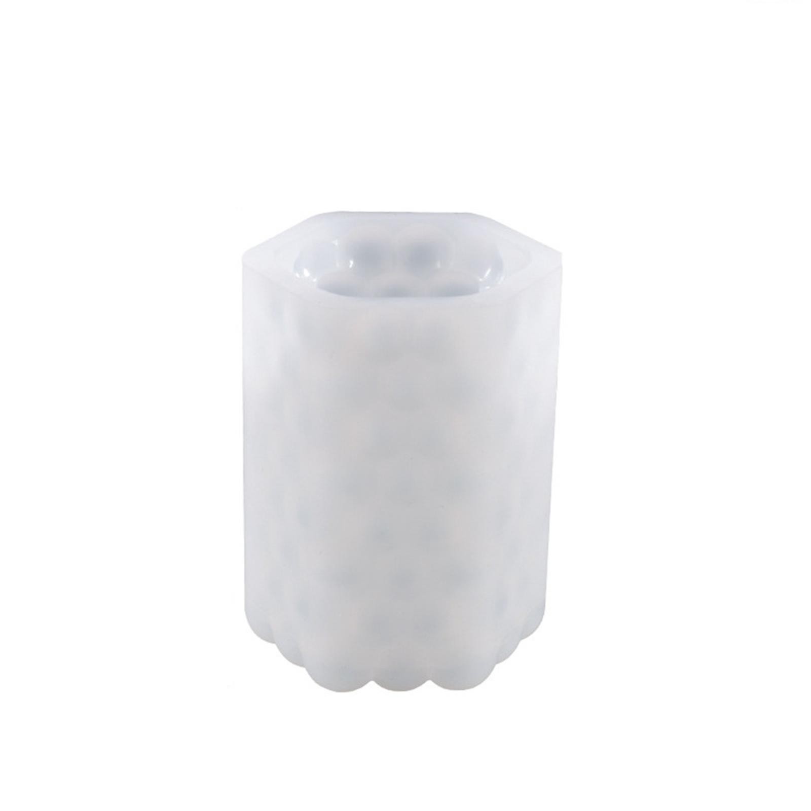 Reusable 3D Silicone Mold Aromatherapy Candle Plaster Soy Soap Wax Candle Mould