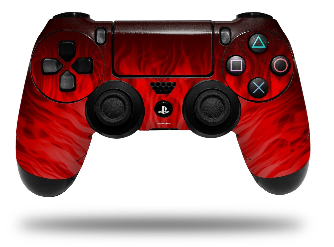 Skin for Playstation 4 Sony PS4 Controller Fire Red