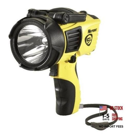 44900 Waypoint 550 Lumen LED Spotlight With 12-Volt DC Yellow 12V DC Charger