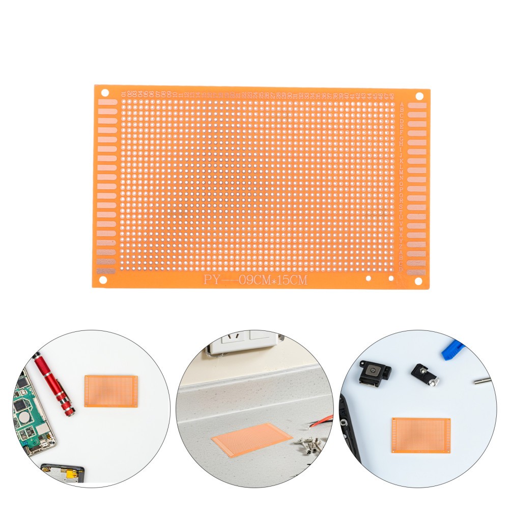 5Pcs Home Use Copper Pcb Universal Perfboard for Electronic Experiment