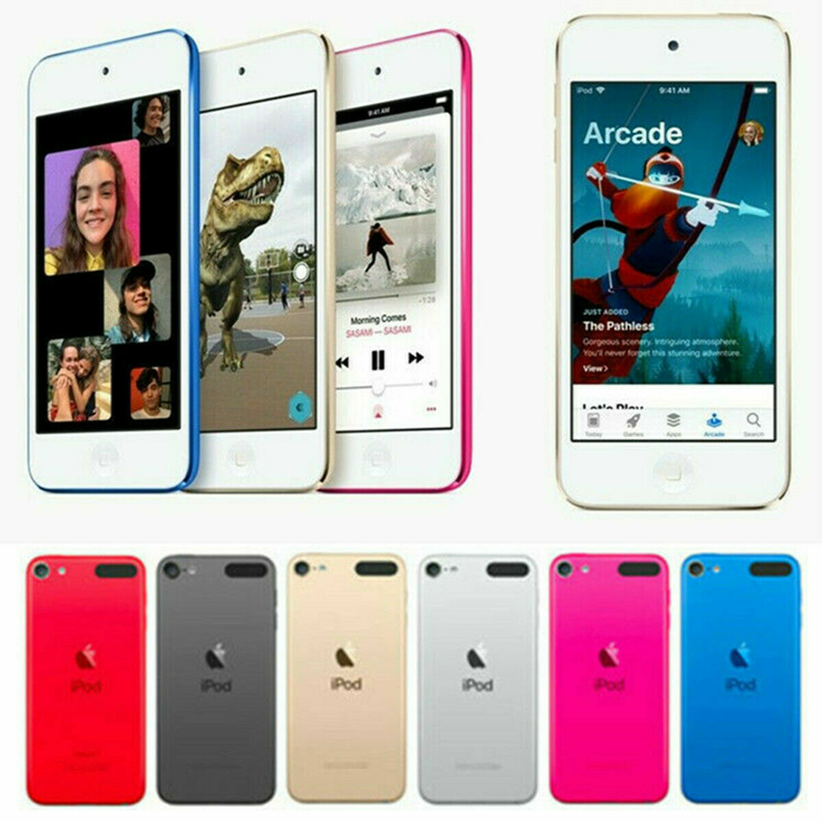 NEW Apple iPod Touch 6th Generation 128GB MP3/4 Player - (All COLORS)，SEALED
