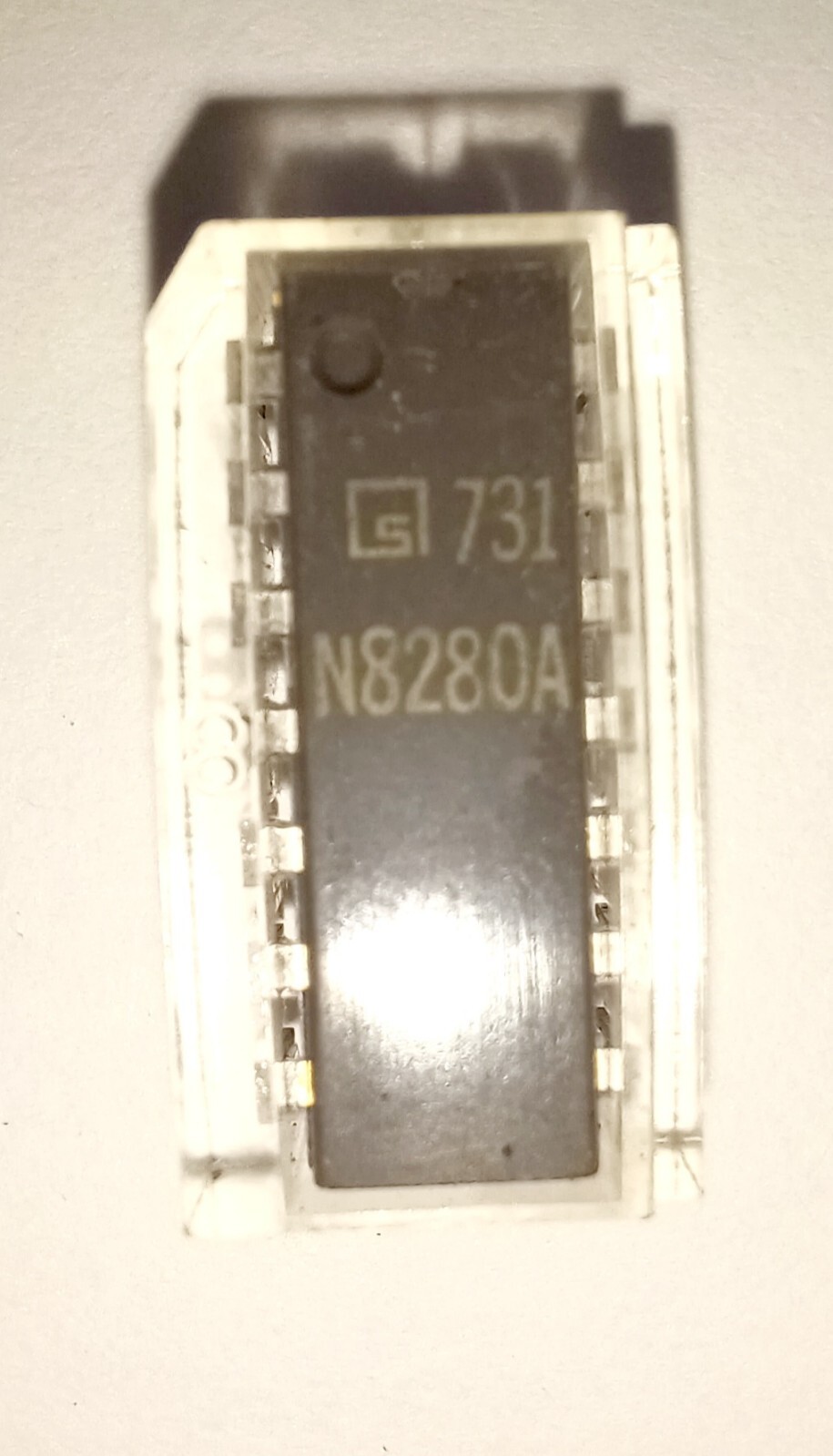 SIGNETICS N8280A IC chip microchip DIP-14 vintage 1973!!    DECADE asynchronous