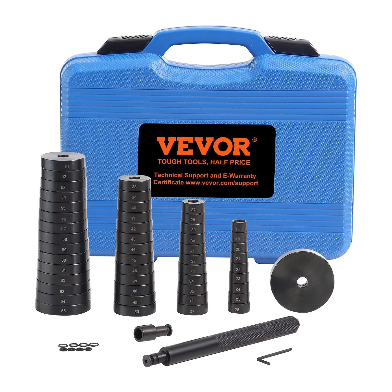 VEVOR 52PCS Custom Bushing Bearing & Seal Driver Set, Transmission Wheel...