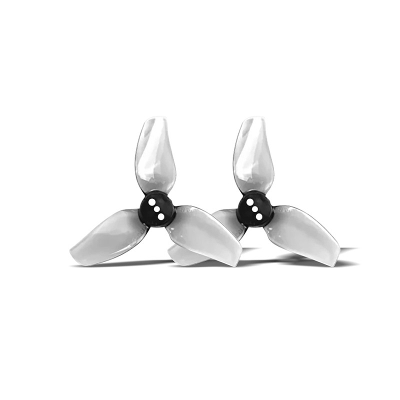 HQProp T2.2x2x3 Gray PC Tri-Blade Prop 2CW 2CCW for FPV Drone 2.2 Inch 4pcs
