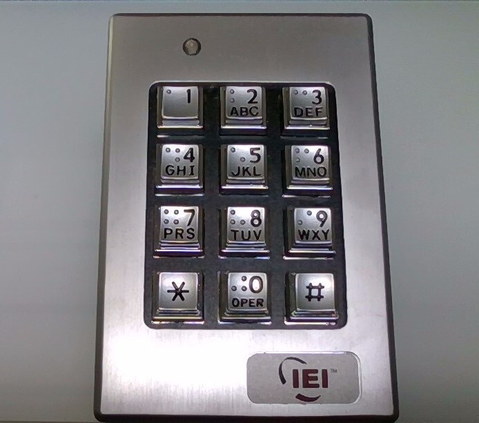 IEI Door-Gard IE-212SE Sealed Outdoor Keypad